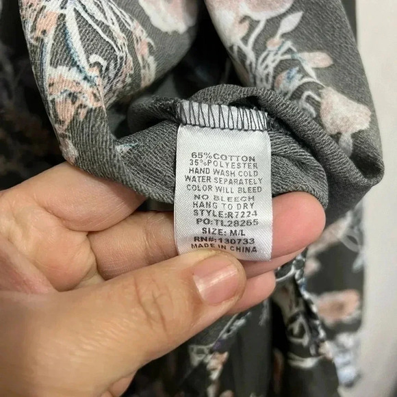 UMGEE Pompoms Floral Dolman Sleeve Cover-up Kimono Size Medium to Large (A5) - Picture 4 of 7